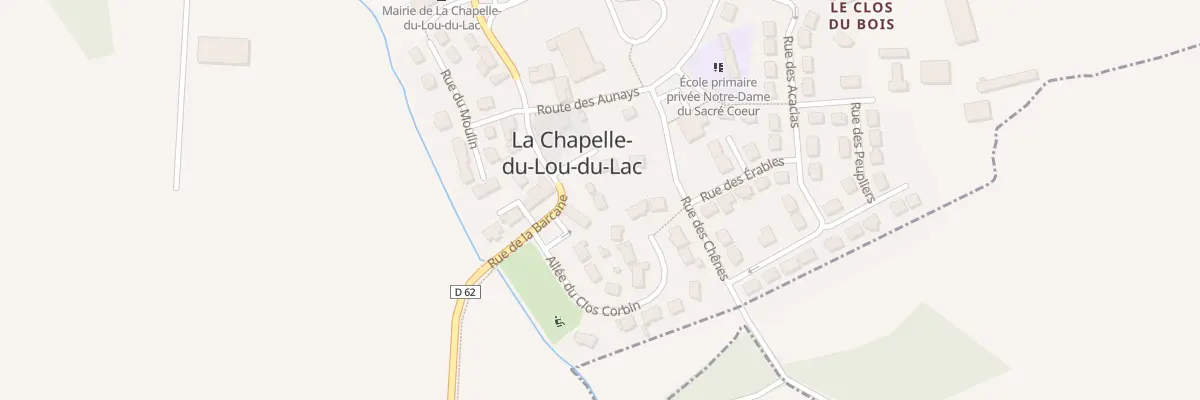 Plan du 3 Pl de l’Eglise à La Chapelle du Lou du Lac