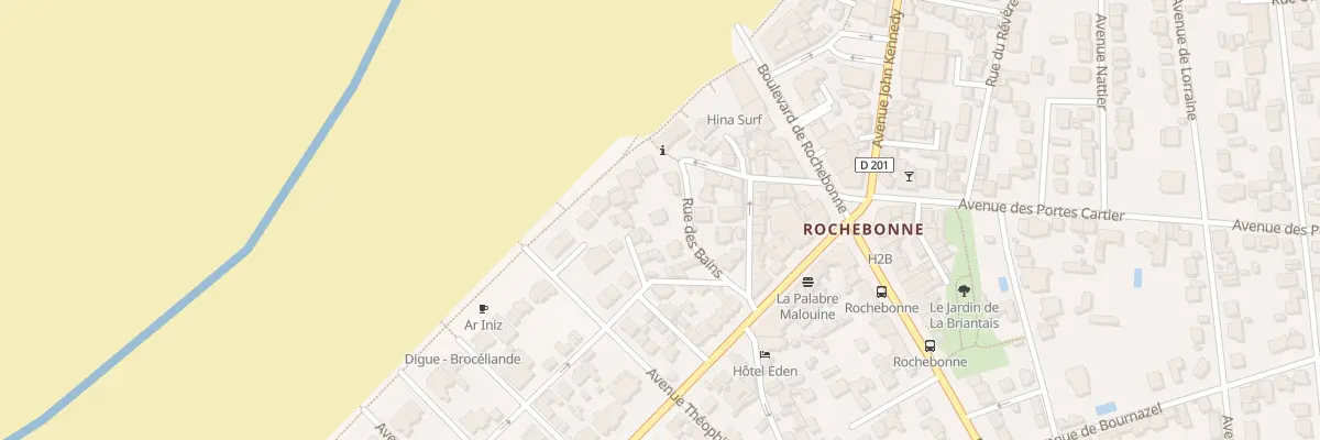 Plan du 8 Rue des Bains à Saint-Malo