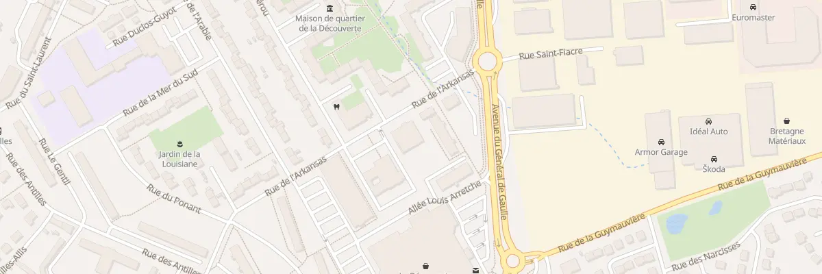 Plan du 22 Rue de l’Arkansas à Saint-Malo