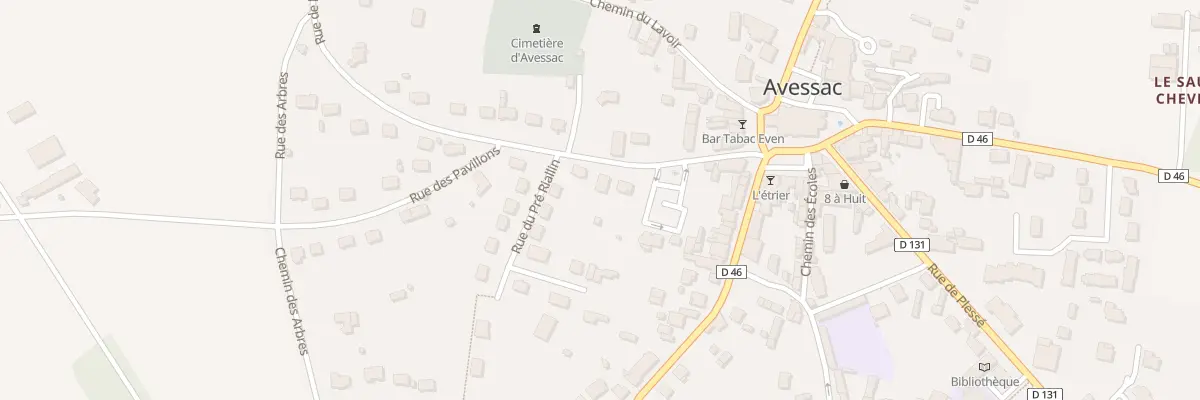 Plan du 15 Rue de la Gare à Avessac