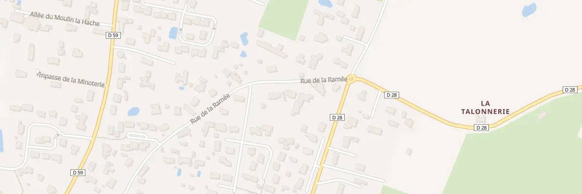 Plan du 34 Rue de la Ramée à Saint-Gervais