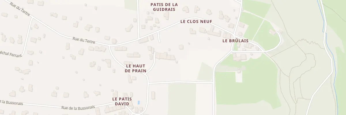 Plan du 15 Le Haut de Prain à Sainte-Marie