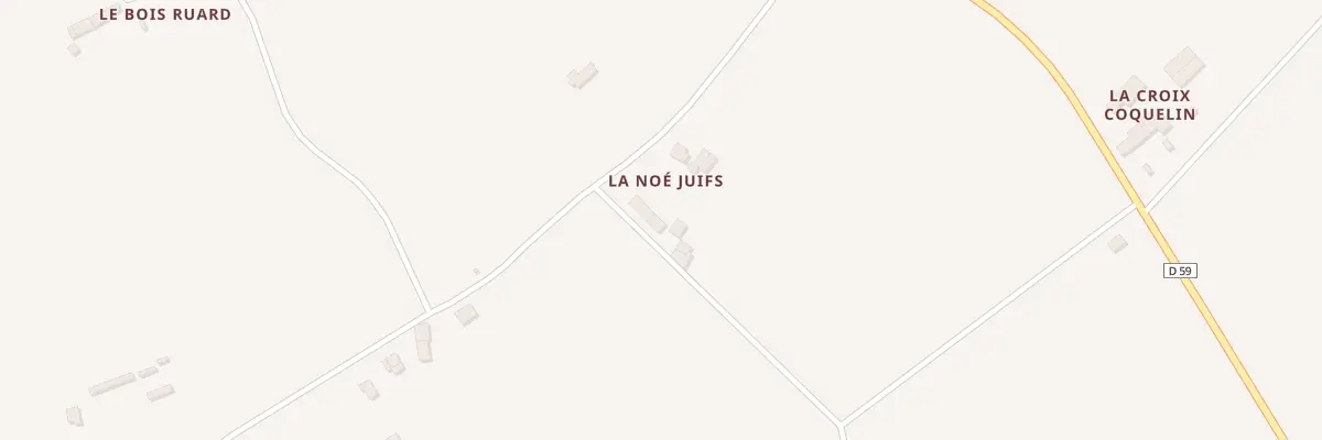 Plan du 5713 La Noe aux Juifs à Pipriac