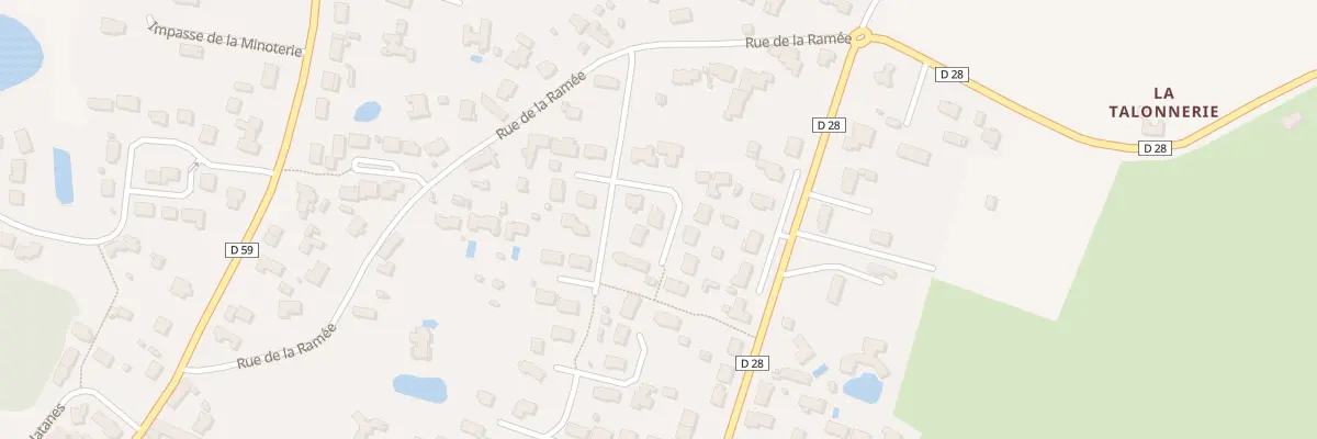 Plan du 4 All des Aigrettes à Saint-Gervais