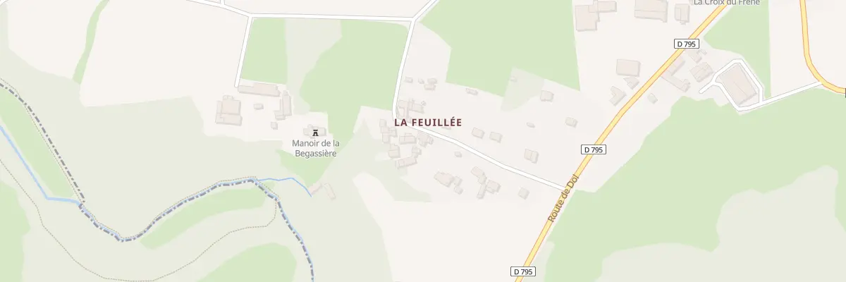 Plan du 11 La Feuillée à Saint-Hélen