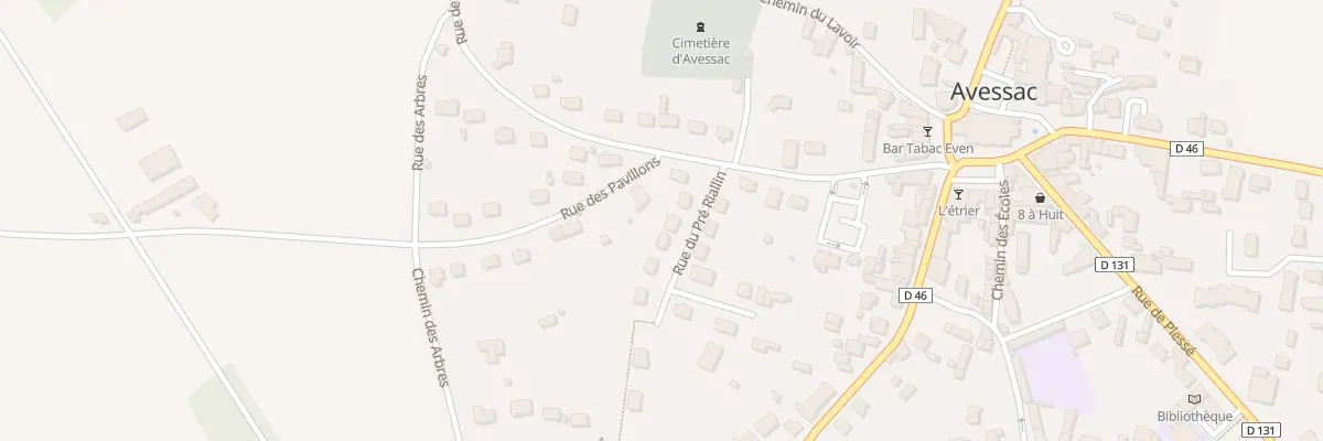 Plan du 4 Rue du Pré Riallin à Avessac