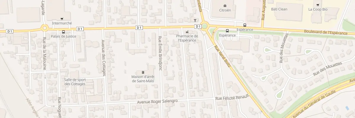 Plan du 10 Rue Pierre Jouan à Saint-Malo