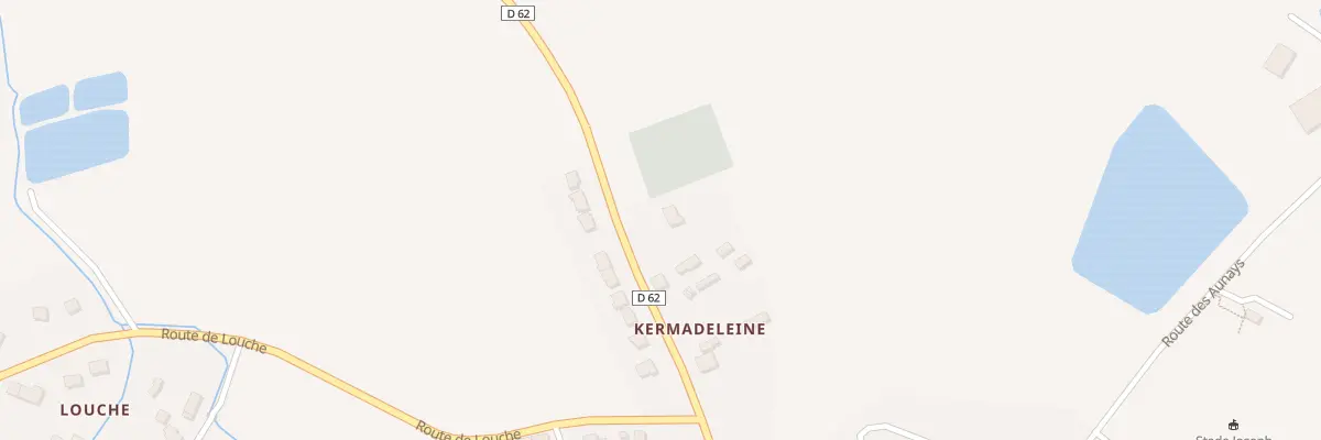 Plan du 10 Rue Ker Madeleine à La Chapelle du Lou du Lac