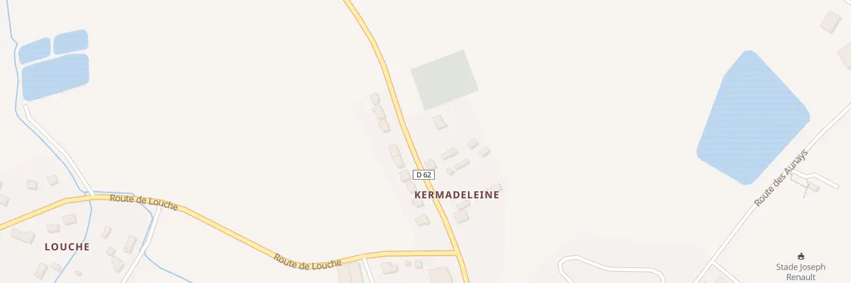 Plan du 8 Rue Ker Madeleine à La Chapelle du Lou du Lac