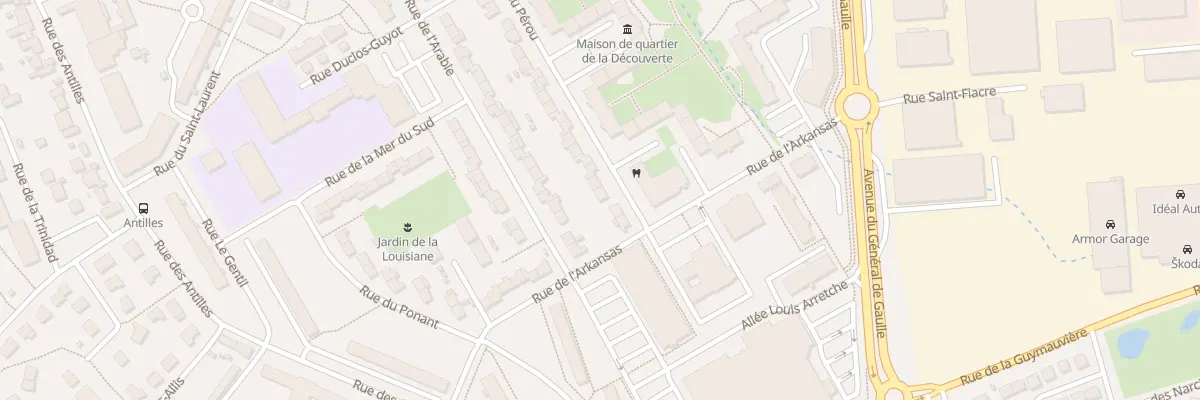 Plan du 60 Rue du Pérou à Saint-Malo