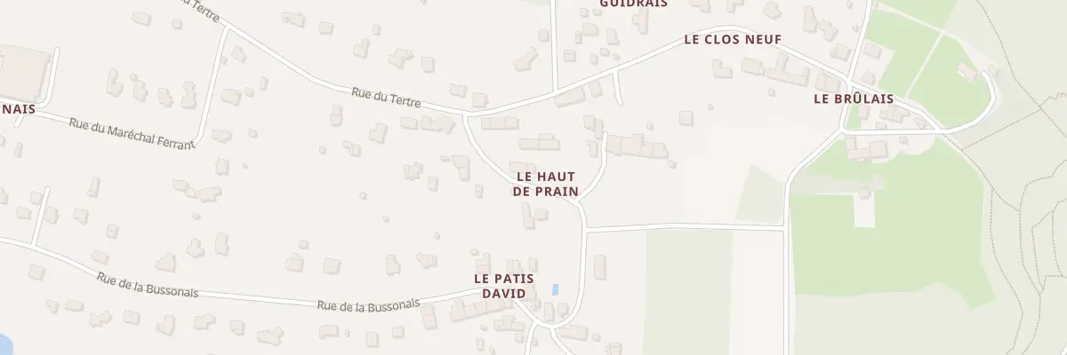 Plan du 5 Le Haut de Prain à Sainte-Marie