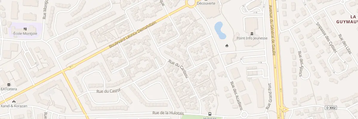 Plan du 9029 Rue du Caribou à Saint-Malo