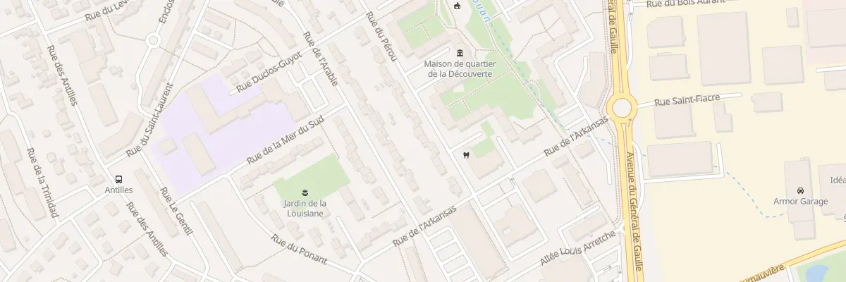 Plan du 52 Rue du Pérou à Saint-Malo