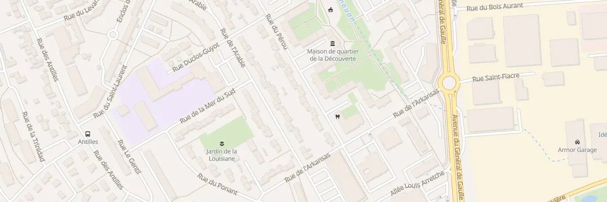 Plan du 50 Rue du Pérou à Saint-Malo