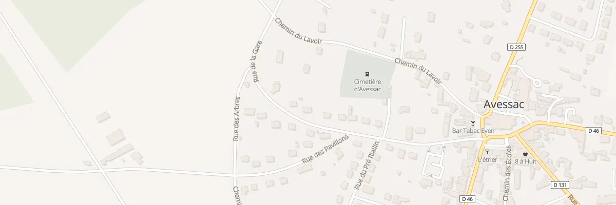 Plan du 28 Rue de la Gare à Avessac