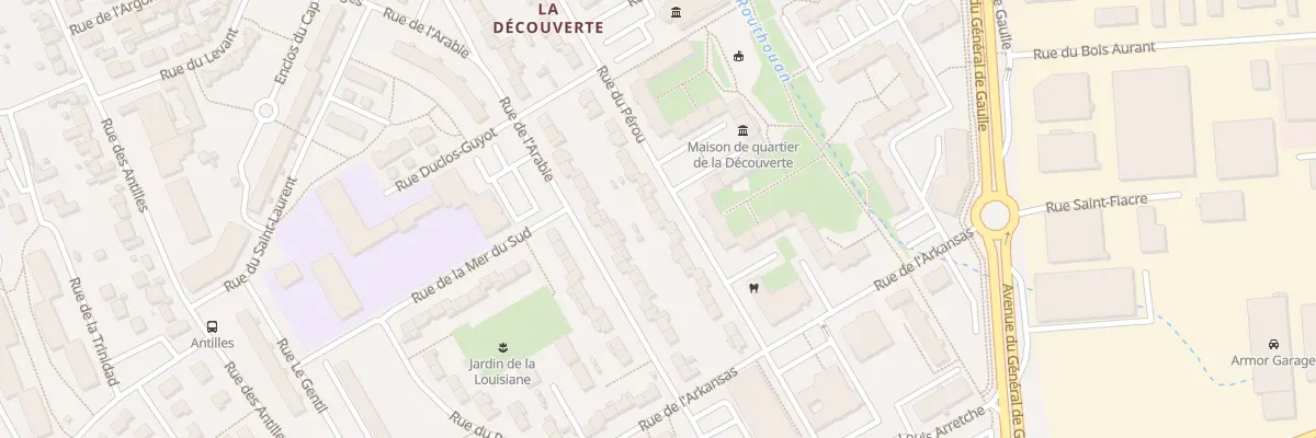 Plan du 44 Rue du Pérou à Saint-Malo