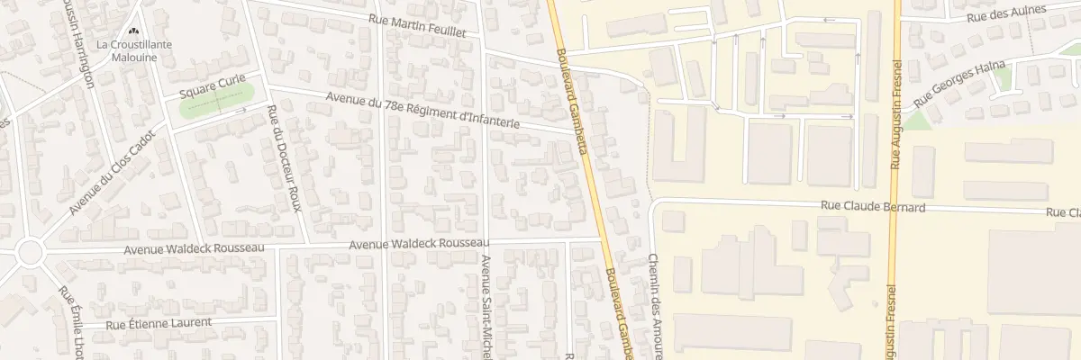 Plan du 80B Bd Gambetta à Saint-Malo