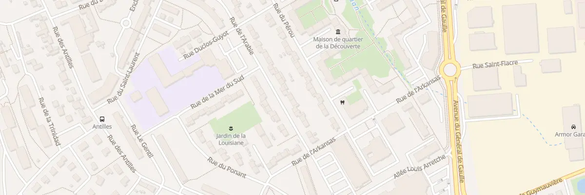 Plan du 45 Rue de l’Arabie à Saint-Malo