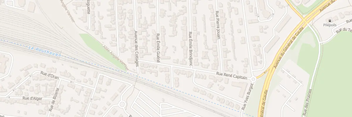 Plan du 11 Rue René Capitain à Saint-Malo