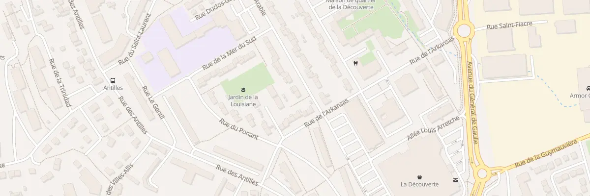 Plan du 30 Rue de l’Arabie à Saint-Malo