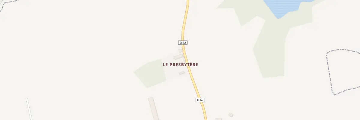Plan du 5008 Le Bourg Lac à La Chapelle du Lou du Lac