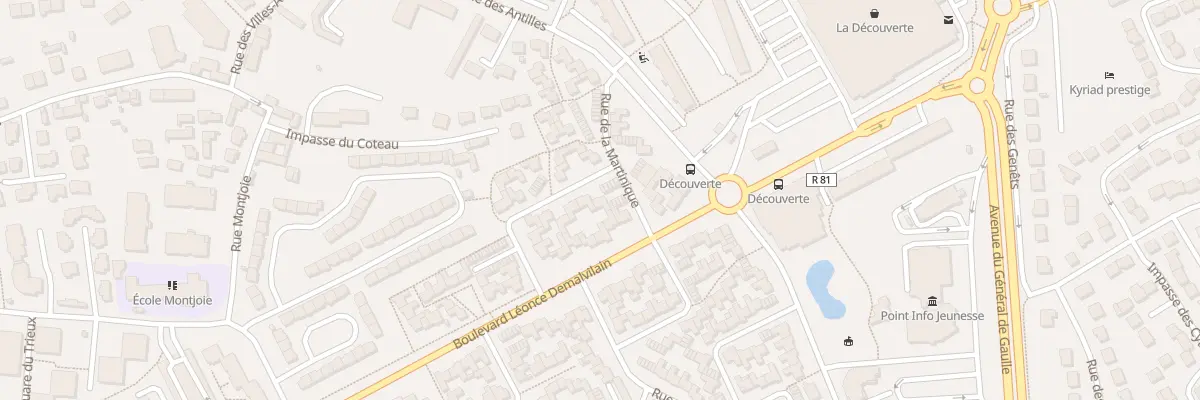 Plan du 9008 Rue de la Guadeloupe à Saint-Malo