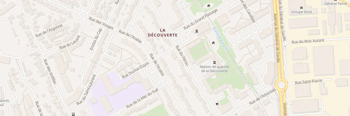 Plan du 28 Rue du Pérou à Saint-Malo