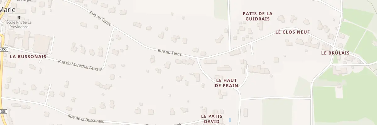 Plan du 30 Rue du Tertre à Sainte-Marie