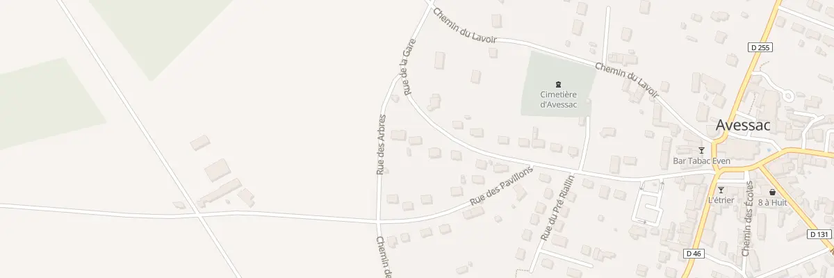 Plan du 29 Rue de la Gare à Avessac