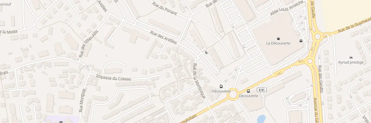 Plan du 9009 Rue de la Martinique à Saint-Malo