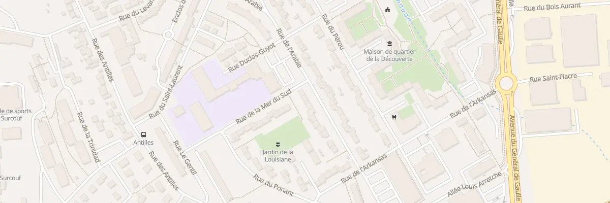 Plan du 14 Rue de l’Arabie à Saint-Malo