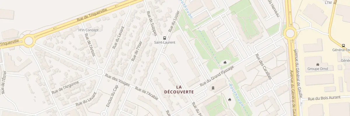 Plan du 1 Rue du Pérou à Saint-Malo