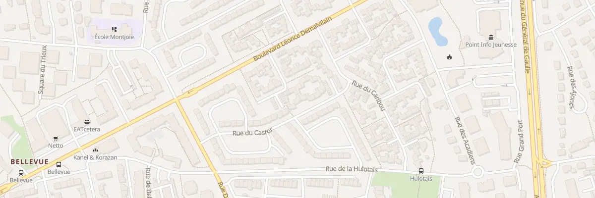 Plan du 9013 Rue du Castor à Saint-Malo