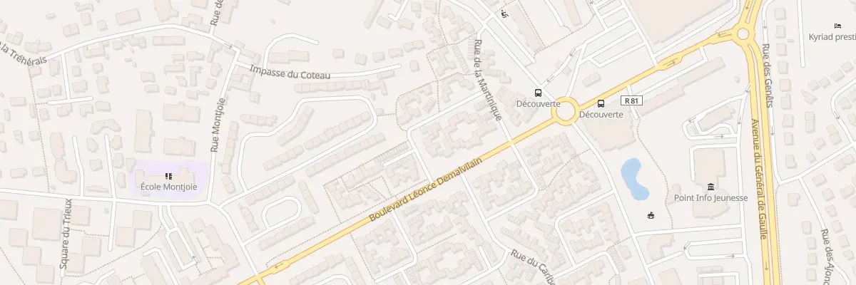Plan du 9014 Rue de la Guadeloupe à Saint-Malo