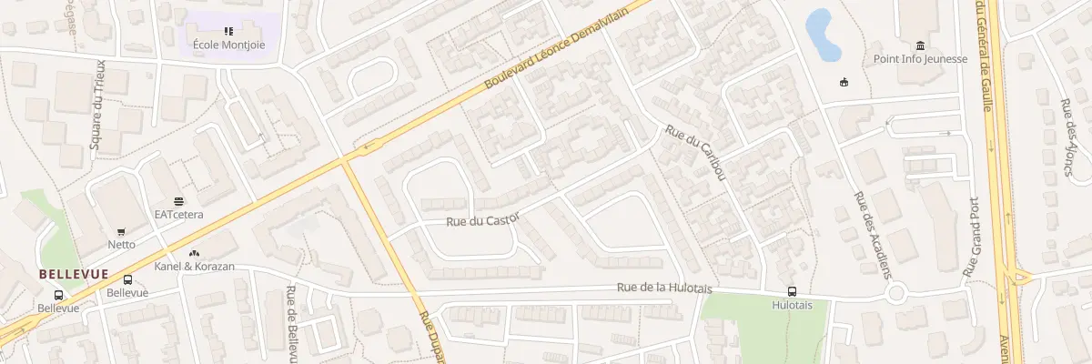 Plan du 24 Rue du Castor à Saint-Malo