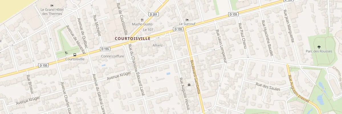 Plan du 10 Rue Auguste Hovius à Saint-Malo