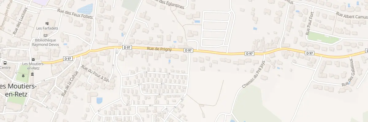 Plan du 40 Rue de Prigny aux Moutiers-en-Retz