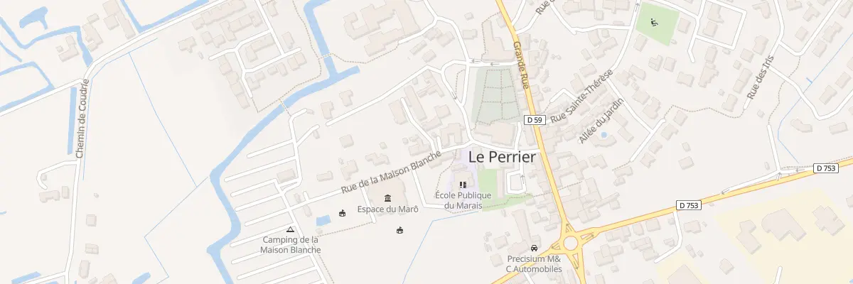 Plan du 4 Rue de la Maison Blanche au Perrier