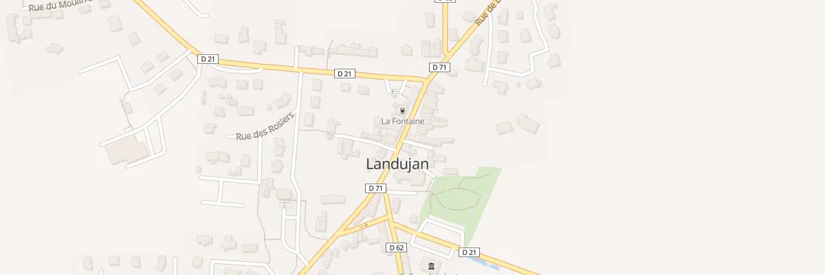 Plan du 1 Imp de la Fontaine à Landujan