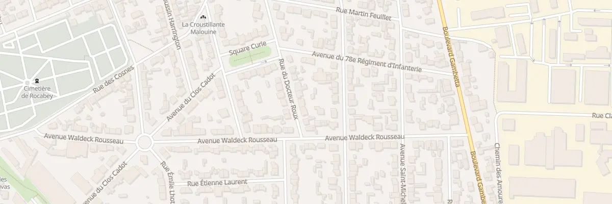 Plan du 29 Rue du Docteur Roux à Saint-Malo