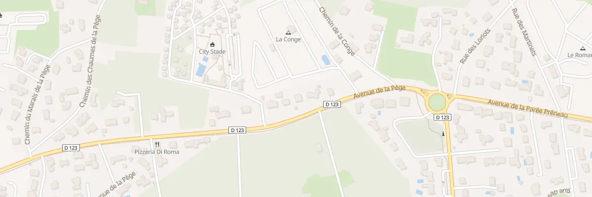 Plan du 18B Av de la Pège à Saint-Hilaire-de-Riez
