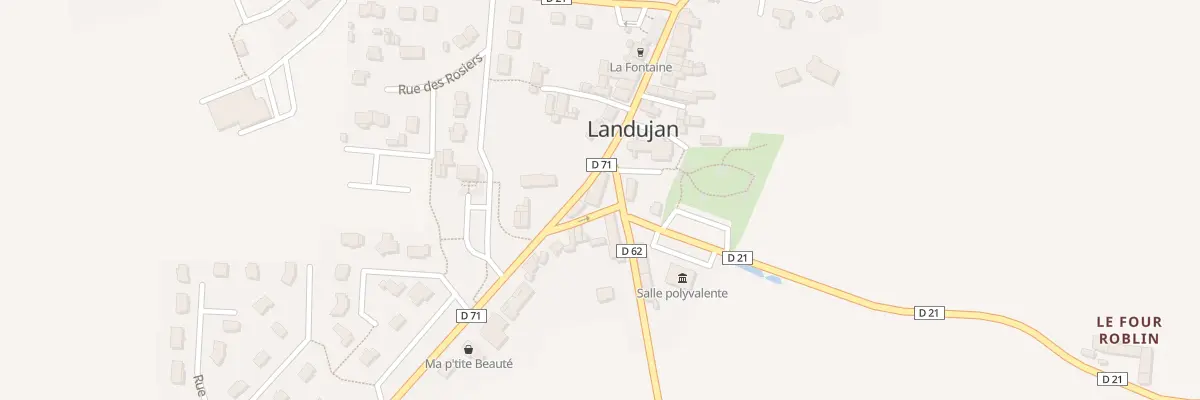 Plan du 6 Rue de Maroc à Landujan