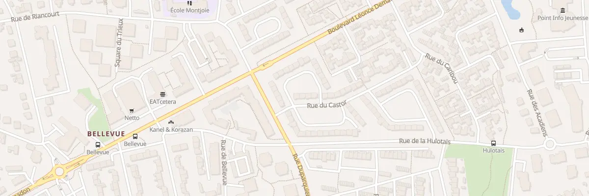 Plan du 44 Rue du Castor à Saint-Malo
