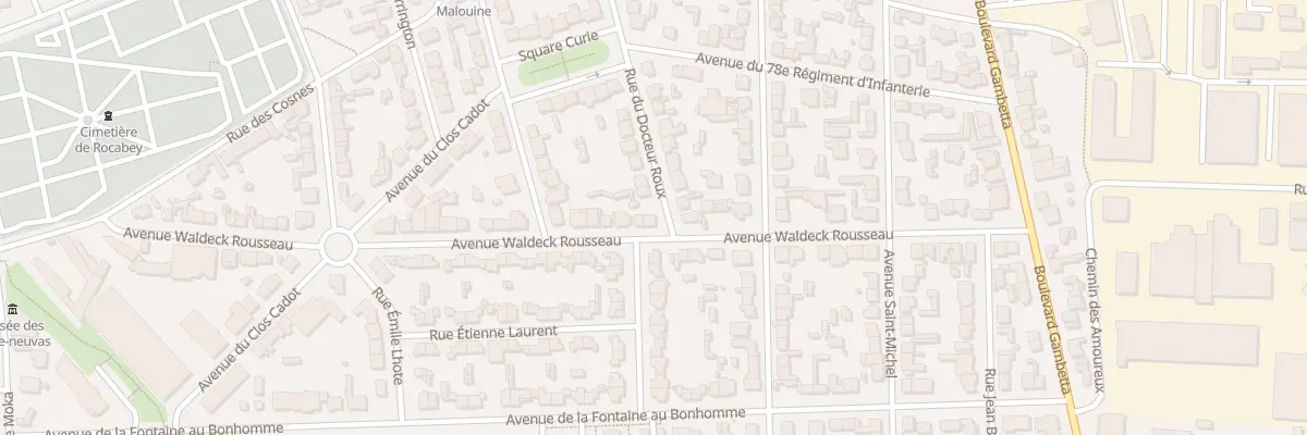 Plan du 53 Av Waldeck Rousseau à Saint-Malo