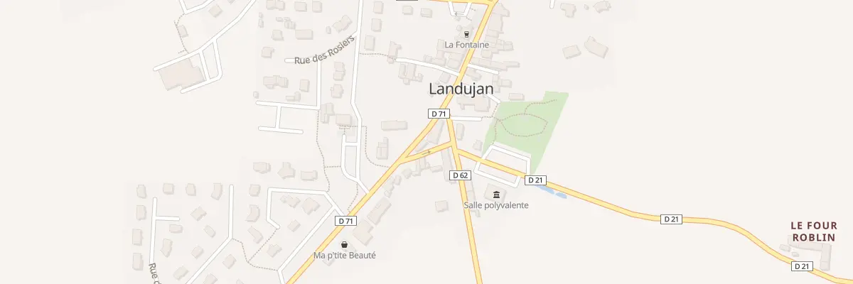 Plan du 4 Rue de la Forge à Landujan