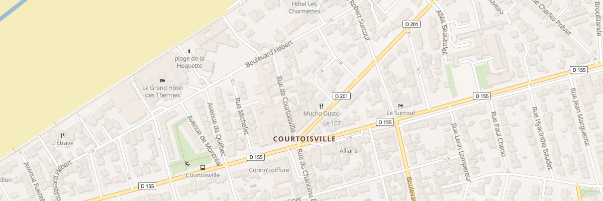 Plan du 15 Rue de Courtoisville à Saint-Malo