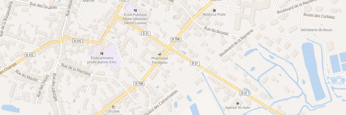 Plan du 2 Rue du Marais Doux à Bouin