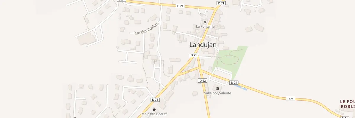 Plan du 2 Rue des 2 Puits à Landujan