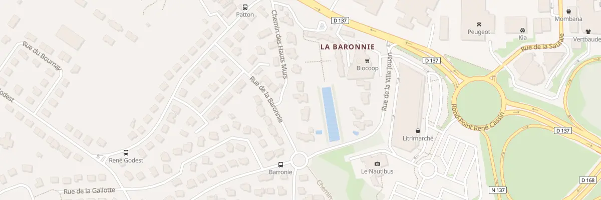 Plan du 21 Rue de la Baronnie à Saint-Malo