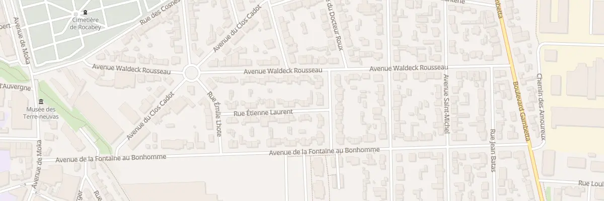 Plan du 17 Rue Etienne Laurent à Saint-Malo
